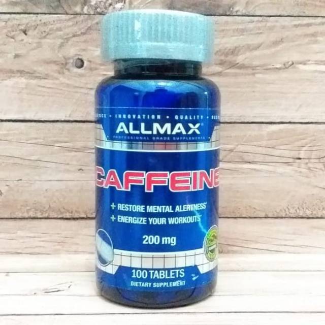 Allmax Caffeine 100 Tablets Caffeine 200mg