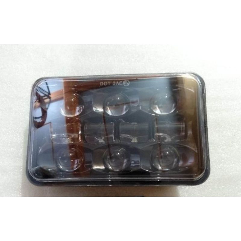 Lampu Daymaker kotak 10 LED