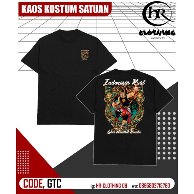 Baju Kaos Kemerdekaan / Kaos Gatotkaca