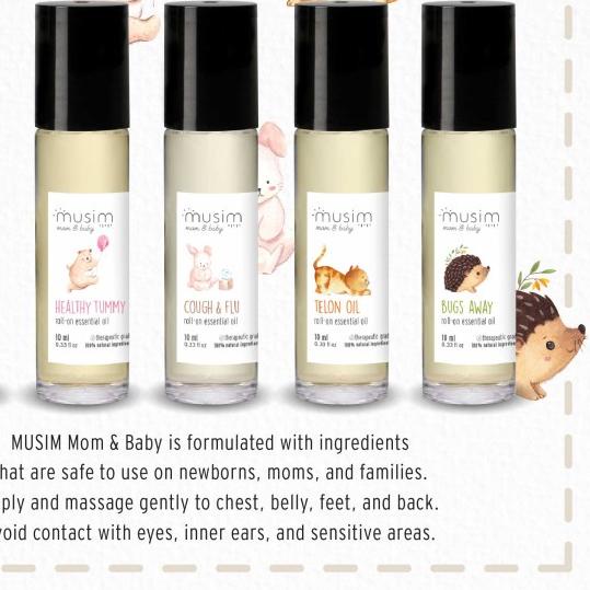 ✤ Baby Roll-On Essential Oil Sweet Dreams Deep Sleep Aid 10ml - MUSIM ℗