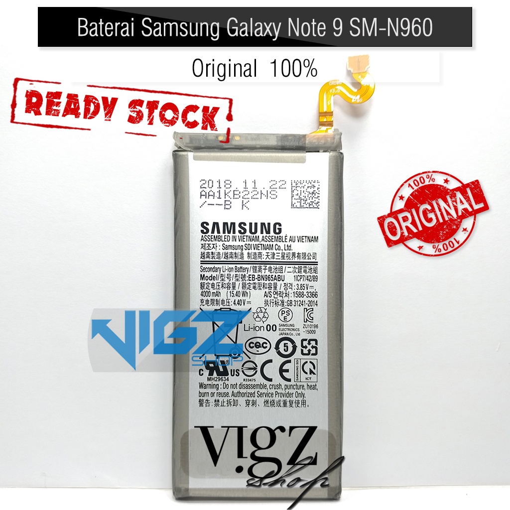 Baterai Samsung Galaxy Note 9 Note9 SM-N960 Original