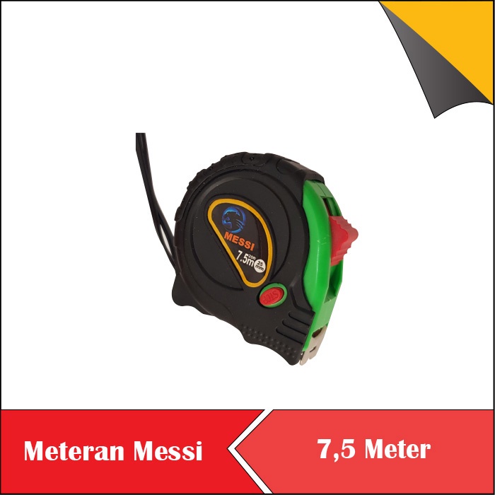 METERAN 7,5M TUKANG BANGUNAN Measuring Tape body karet