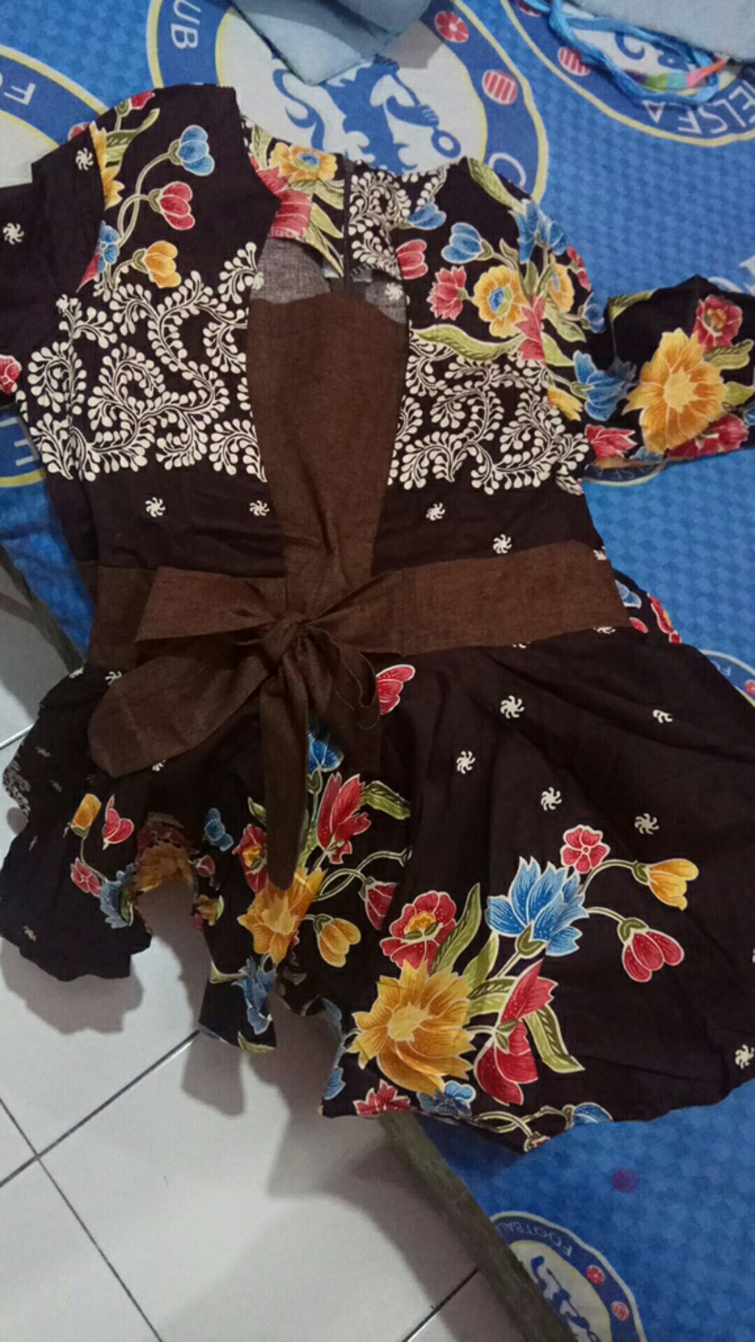 Atasan Batik Wanita / Atasan Batik Modern / Atasan Batik Kerja Model Peplum Tgn Pjg