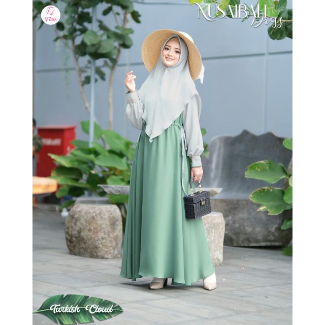 open po Nusaibah Dress by Fauz hijab