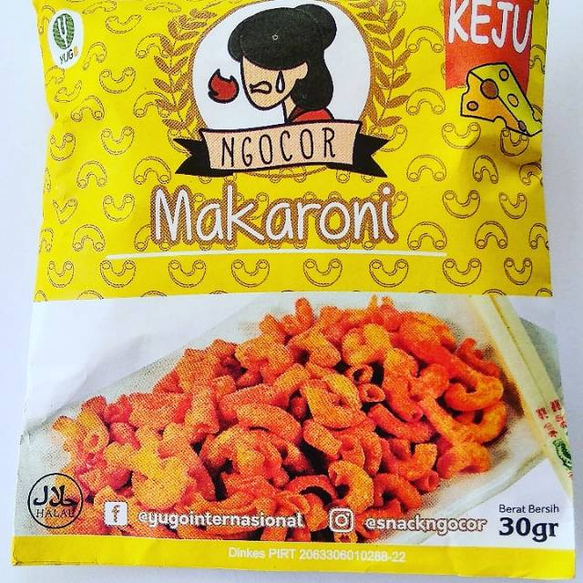 Makaroni ngocor rasa keju