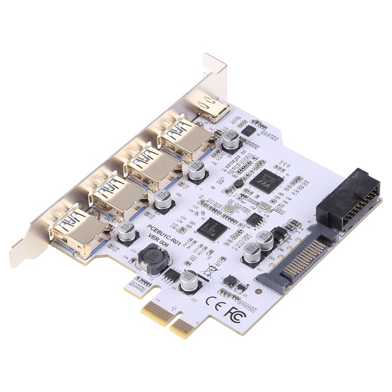 Btsg USB 3.0 PCI Kartu Ekspanding Untuk Sistem Windows Add On Card PCI-E Card Adapter