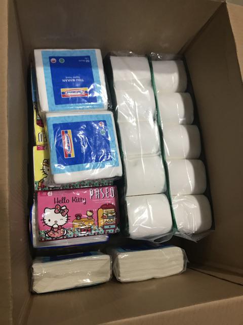 6 Pack Indomaret Correless Embossed Bathroom Tissue 4 Pcs/pack / Tissue Toilet Tanpa Core