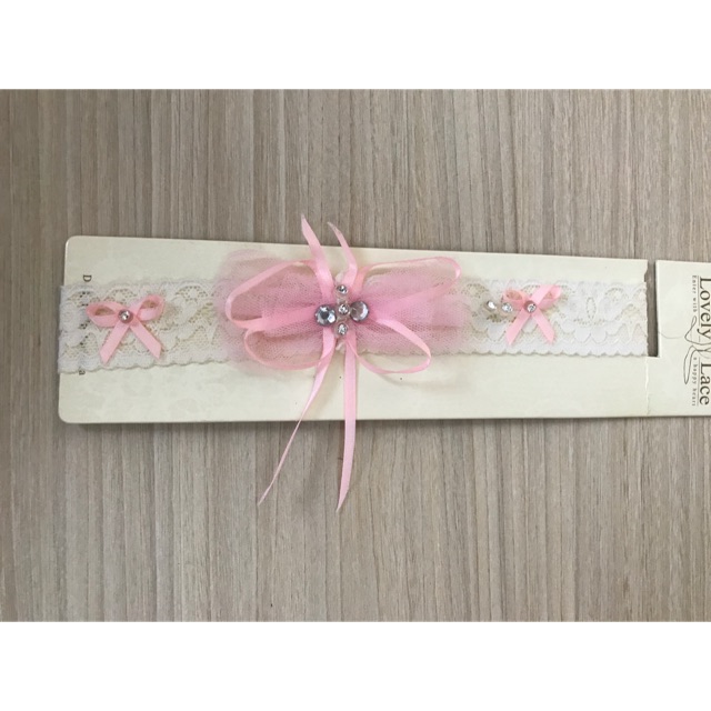 Bandana bayi lovely lace