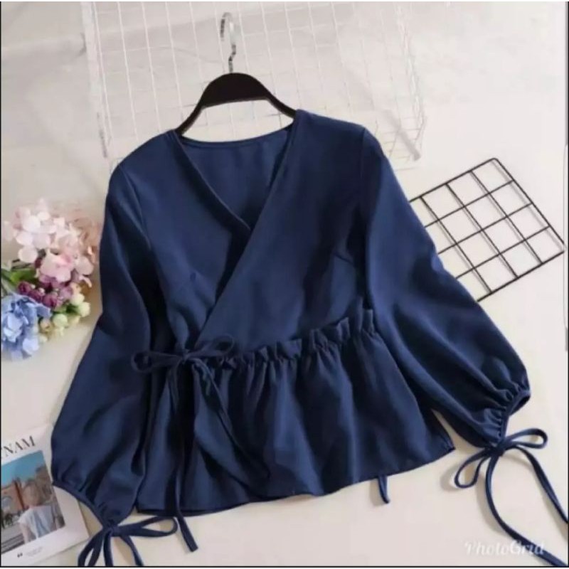 MELISA BLOUSE/atasan termurah/atasan terbaru/blouse lucu