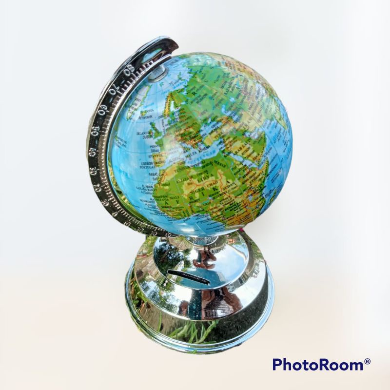 

Globe bola dunia ukuran diameter lingkaran 13cm