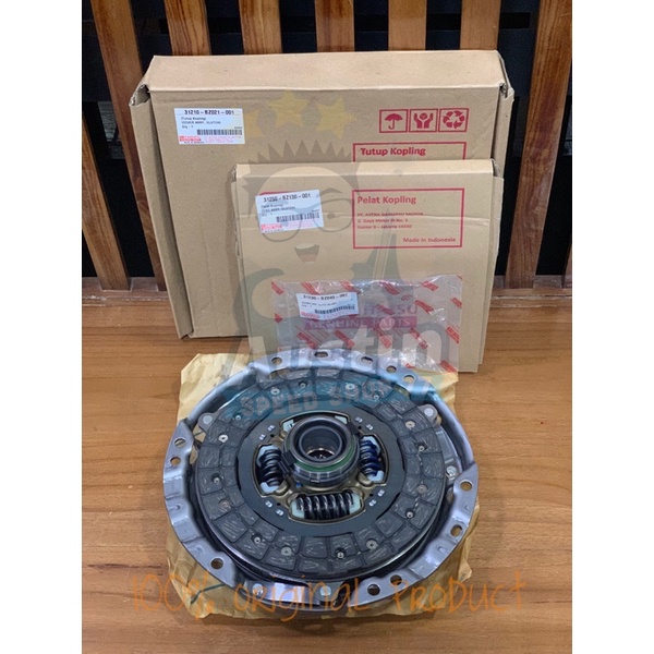 Kopling Set Avanza 1.3 Xenia 1.3 Set Original 31210-BZ021-001 &amp; 31250-BZ130-001 &amp; 31230-YZ060-001