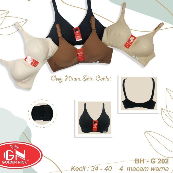 ♪ Golden Nick - Bra Sport BH G202 Bra Bahan Kaos Mudah Menyerap Keringat ➬
