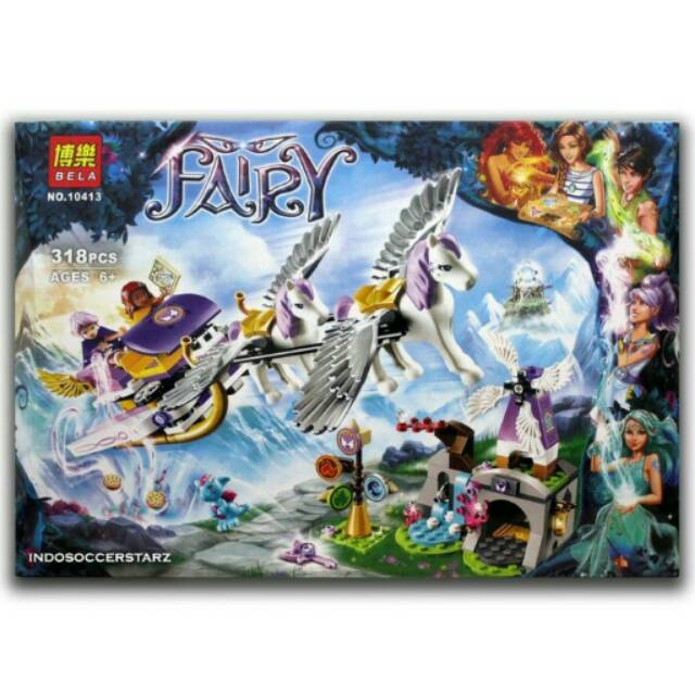 LEGO BELA 10413 Fairy Elves - Aira's Pegasus Sleigh