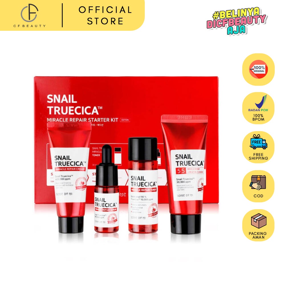 Jual SOMEBYMI SNAIL TRUECICA miracle repair starter kit SNAIL TRUECIA