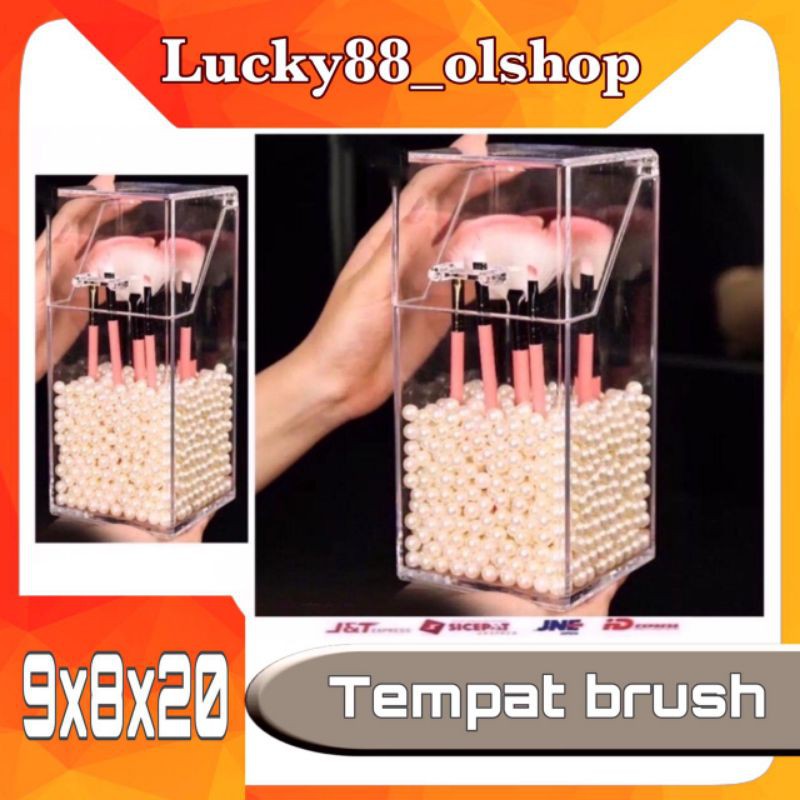 Acrylic tempat brush x mini , akrilik brush , brush organizers , brush holder acrylic