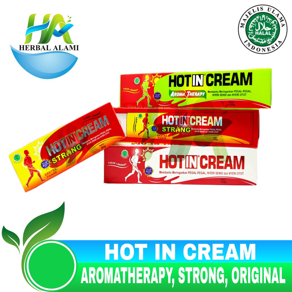 Hot In Cream TUBE - Meringankan Pegal-Pegal, Nyeri Sendi, Nyeri