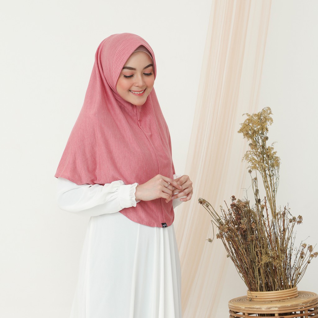 Jilbab Instan Longpad / Antem (Koleksi 2) by ASPUT.-Peach