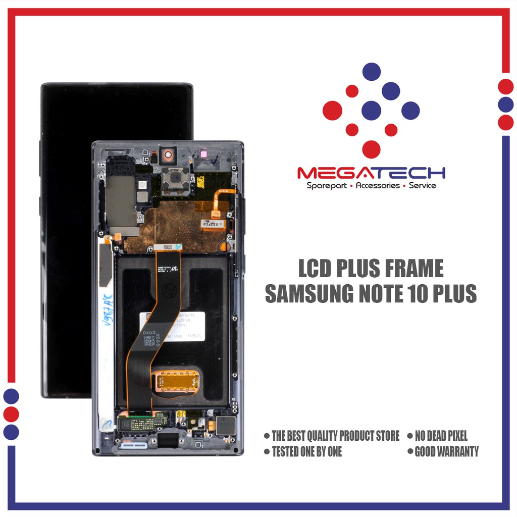 LCD Samsung Note 10 Plus Include Frame Fullset Touchscreen