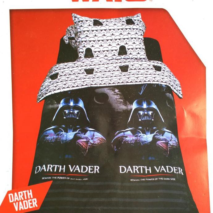Sprei Single Bed uk 100×200 / Star Wars / motif Darth Vader /