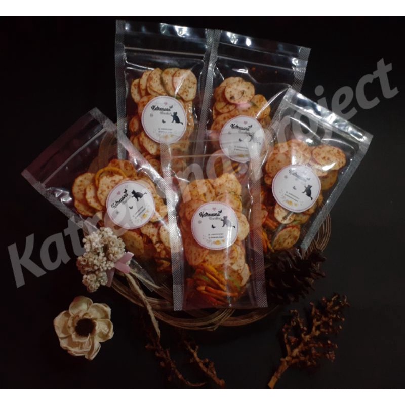 

3 PCS Kurupuk Seblak Kering Exstra Pedas- katreusnaproject