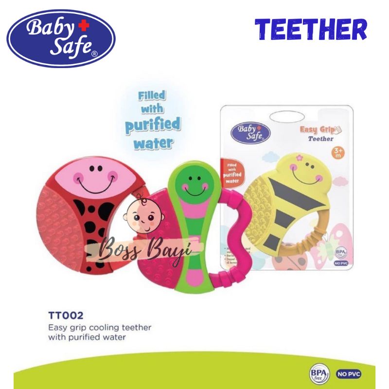 BABY SAFE - Cooling Teether / Mainan Gigitan Bayi TT001 TT002 TT003 TT004 T005 TT011