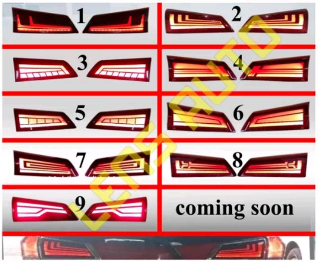 Reflektor lampu belakang calya sigra