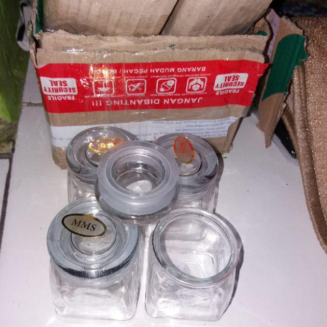 Keke Jar Kaca Mini 150 Ml / Toples Beling Mini Kedap Udara 150 Ml