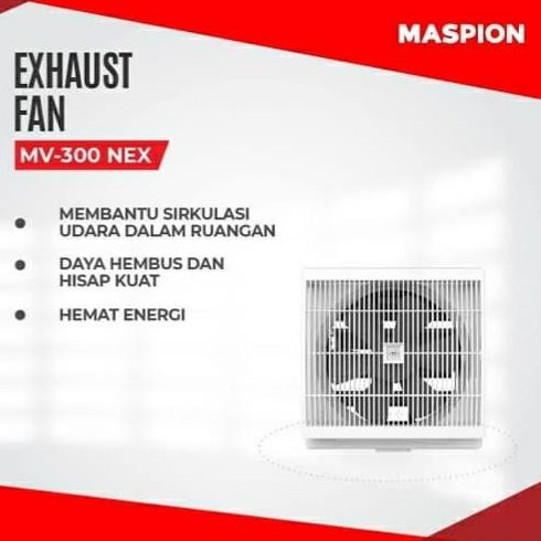 EXHAUST FAN 12inch / 30cm MV-300NEX 45Watt MASPION