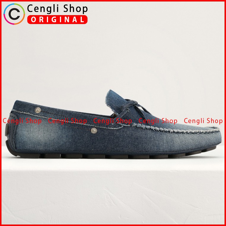 SEPATU PEDRO LOAFERS PRIA ORIGINAL TERBARU LOAFER PANSUS CASUAL FORMAL NAVY BLUE BIRU PEDPM165980220