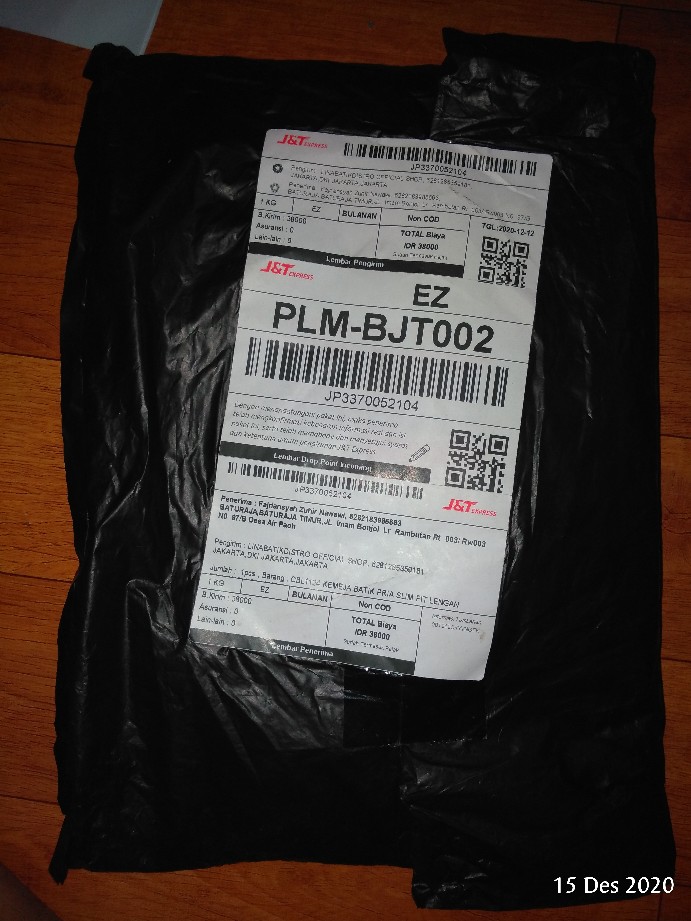 Cbl1124 Kemeja Batik Pria Slim Fit Lengan Panjang Colindion