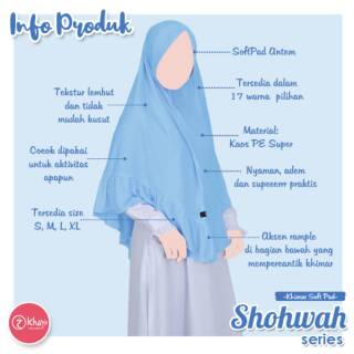 [KHAYR] Jilbab Instan Shohwah Series by Khayr Hijab | Shopee Indonesia