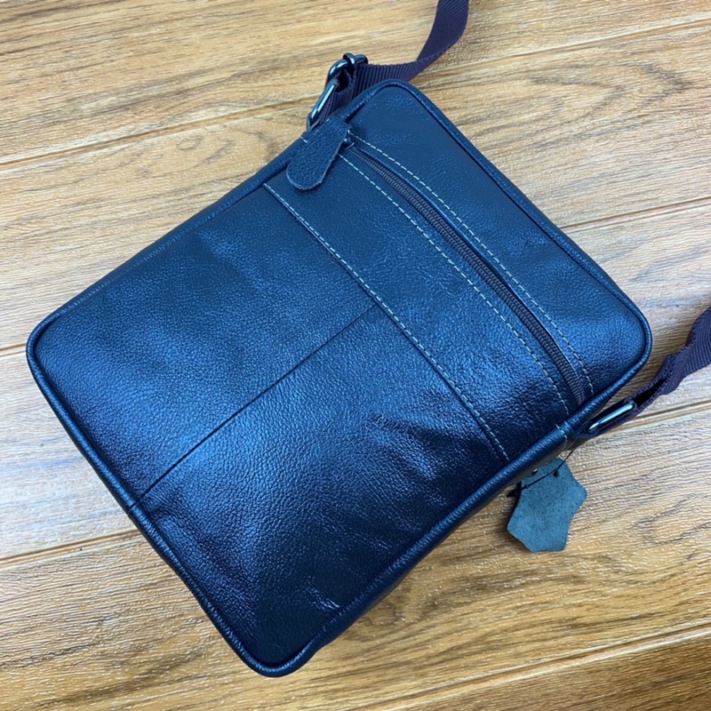 PRELOVED - TAS KULIT SELEMPANG TAS PRIA TAS KANTOR BAHAN KULIT ASLI