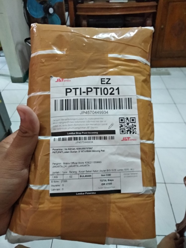 Korpri Bahan Katun Ukuran Big Size Jumbo Xxxl (4l) Pria Dan Wanita Produk Ready