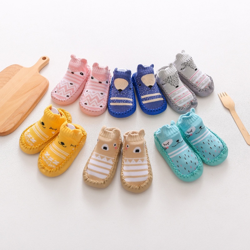 Baby Prewalker Shoes Socks Anti Slip Kaos Kaki Anak Bayi/Sepatu Anak Bayi L91-94