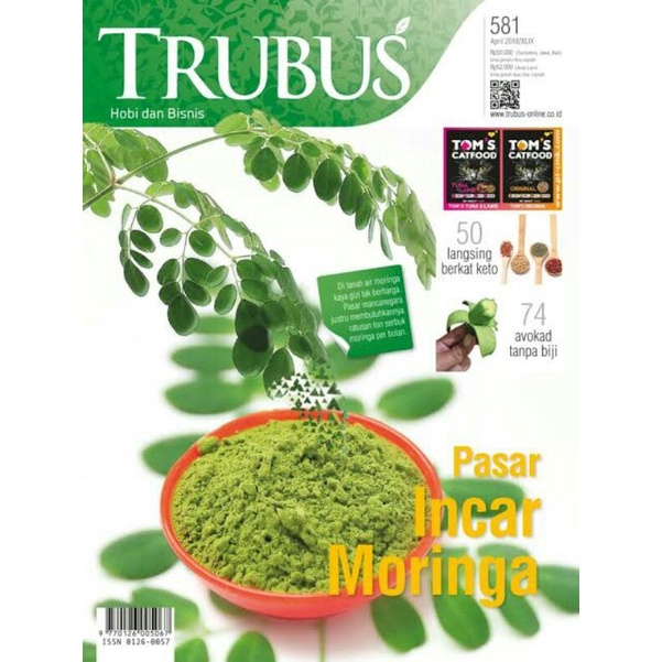 Majalah TRUBUS INTISARI FEMINA ELSHINTA Bekas Jadul Random