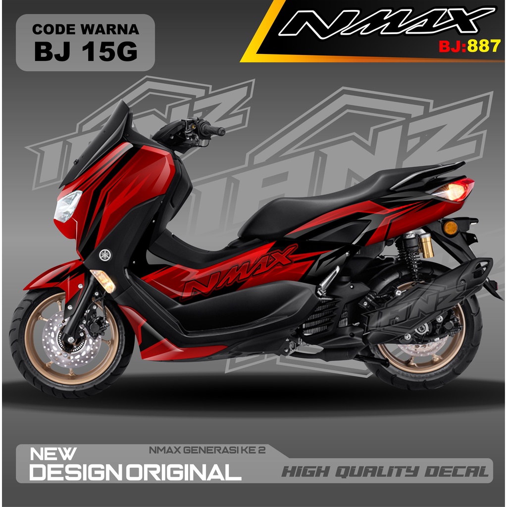 STICKER ALL NEW NMAX FULL BODI MOTOR / DECAL FULL BODY NMAX / DECAL STIKER FULL BODY NMAX / STIKER DECAL NMAX TERBARU