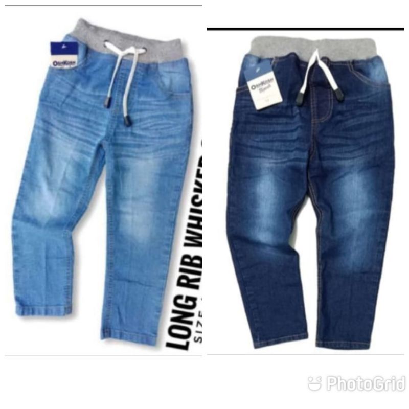 Jeans Anak Panjang Rib 1-8 Tahun