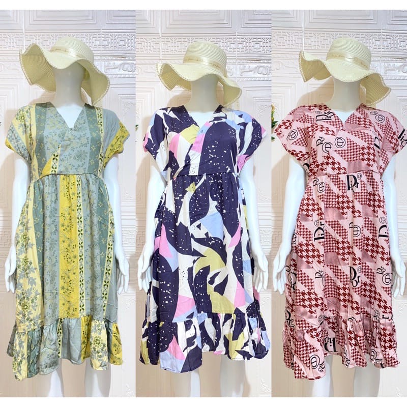 HomeyDress Angel Kimono Pendek/Daster kimono Rayon/Dasteer kimono premium/daster busui rayon