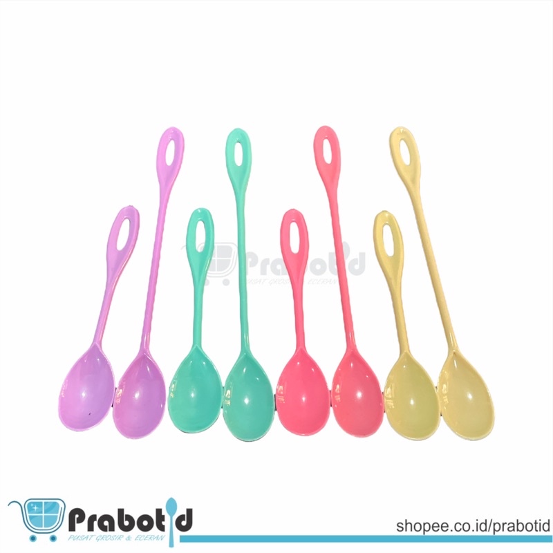 Sendok | Sendok Plastik | Sendok Makan Plastik | Sendok Warna Warni | Sendok Plastik Warna Warni Ser