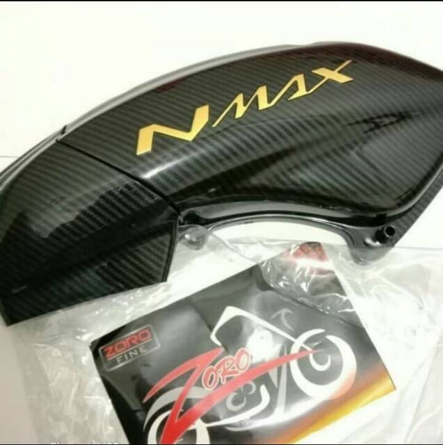 Paket Cover filter dan cover body samping Yamaha Nmax Carbon