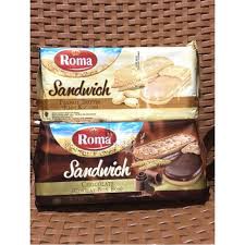 

Roma Sandwich Peanut|Cokelat 216 gr isi 7 bungkus /PACK