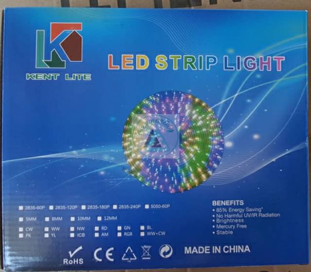 Lampu LED strip Selang RGB 2835 3528 SMD Rope Light warna warni/ Merah Putih Full