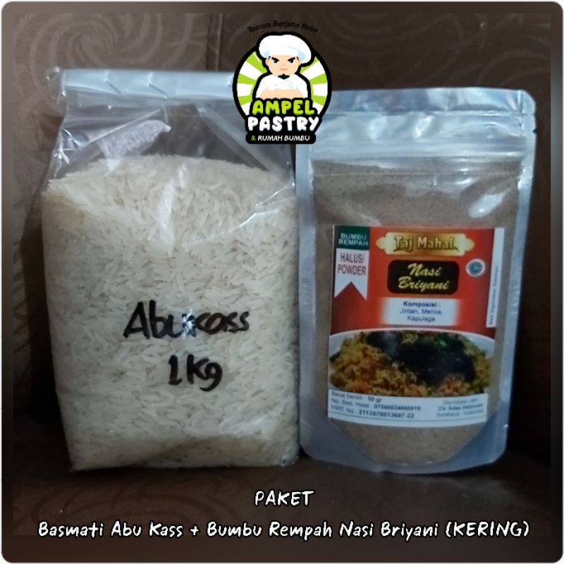 

PAKET. Basmati Abu Kass + Bumbu Rempah Nasi (KERING)