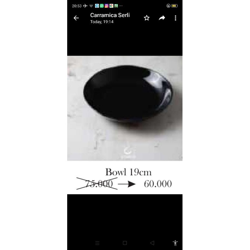 Carramica orderan sari