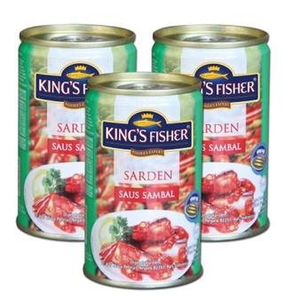 

King's Fisher Sarden mini Makanan Kaleng 155 gr
