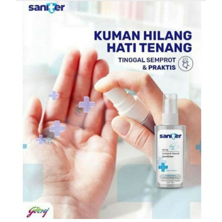 SANITER Hand Sanitizer Spray 60 ml