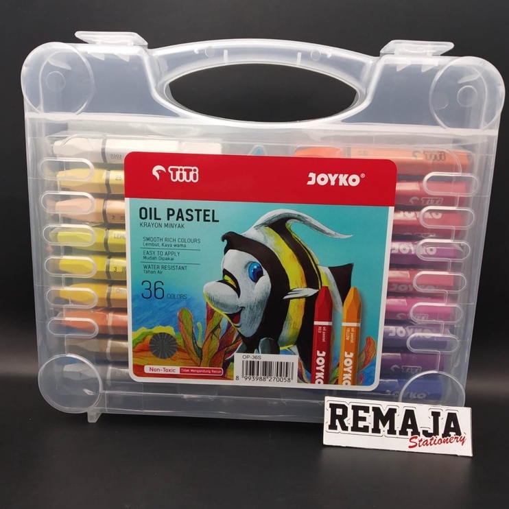 

Crayon / Oil Pastel Titi-Joyko 36warna