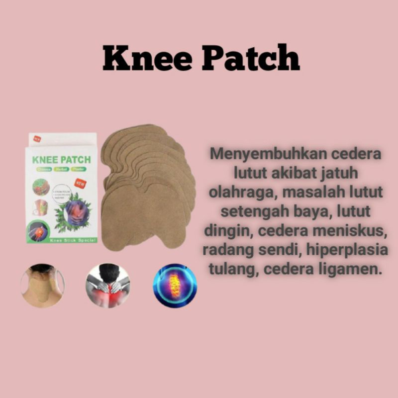 Koyo Lutut Herbal Nyeri Sendi Pegal Linu Knee Pain Relief Patch Herbal Plaster Knee Patch Original Asli 100%