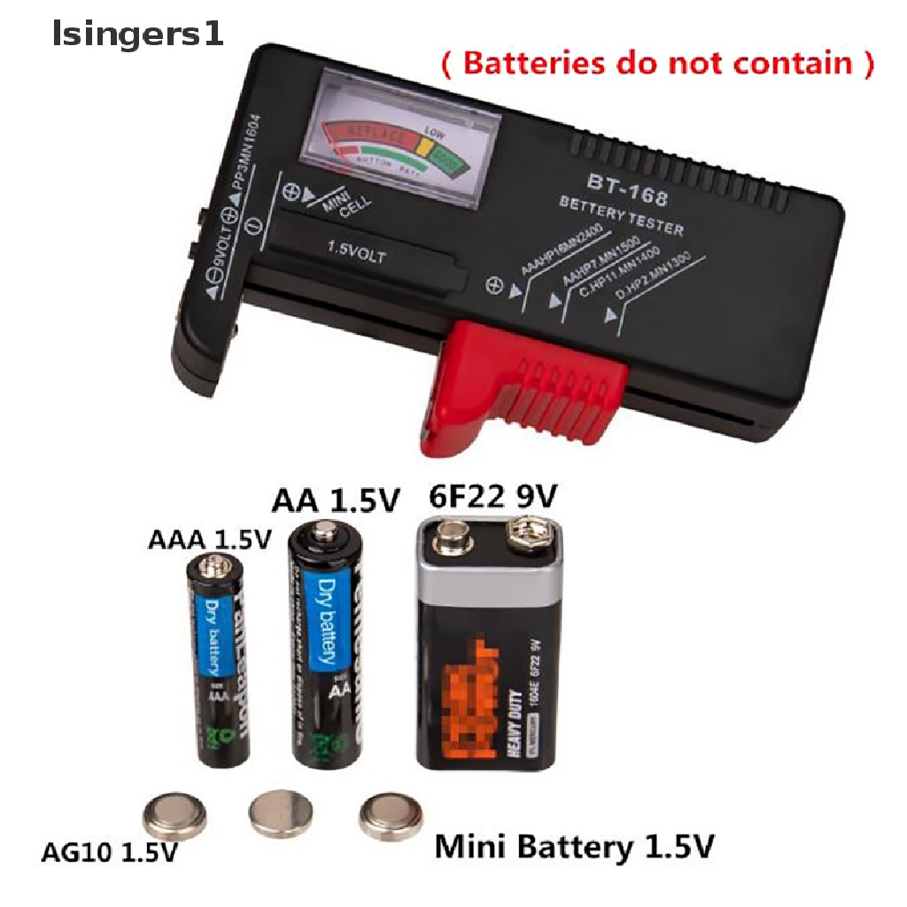 (lsingers1) Alat Tester Kapasitas Baterai Digital Smart Power Indikator