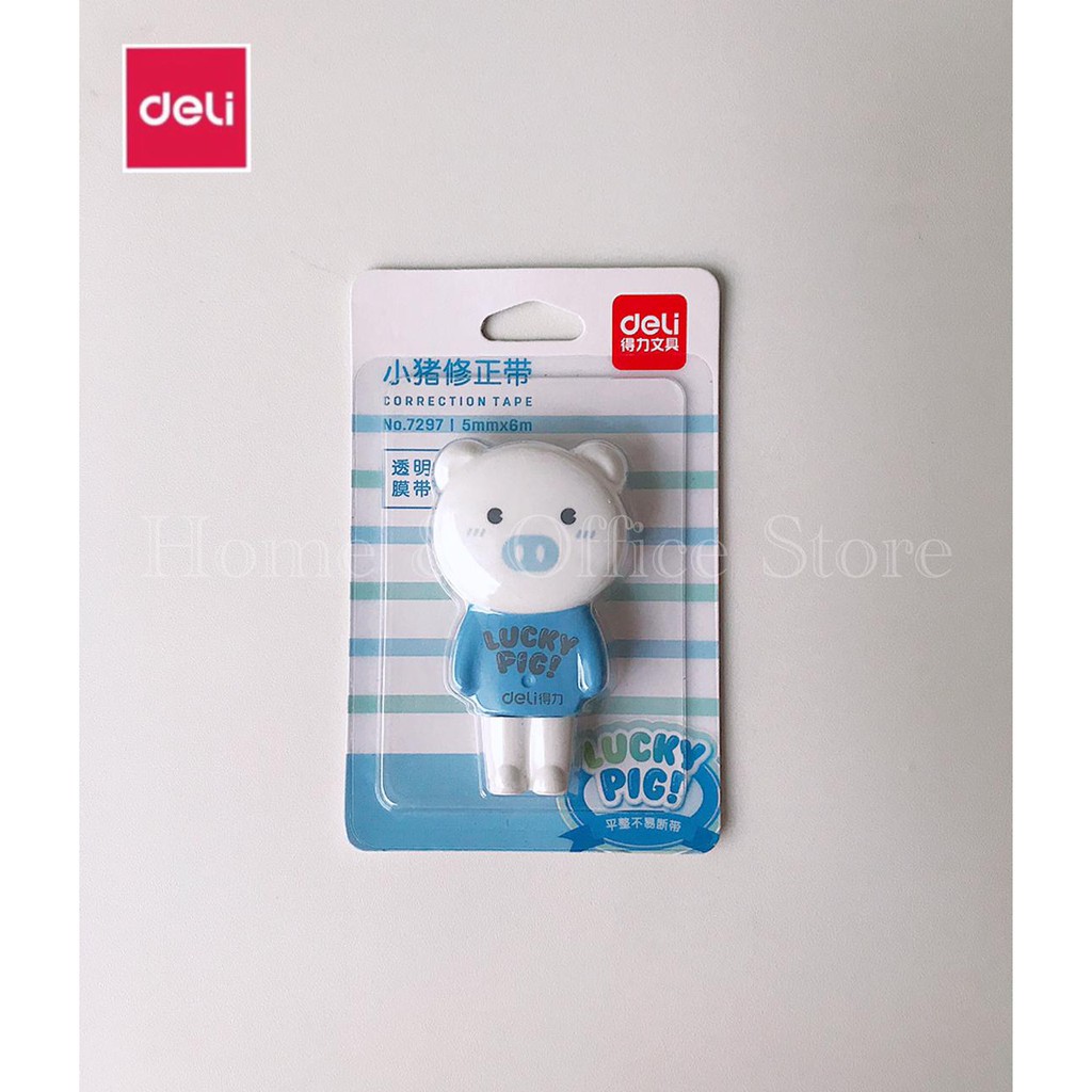 

Deli School Correction Tape 7297 Animal / Tip Ex Pita Kertas Lucu
